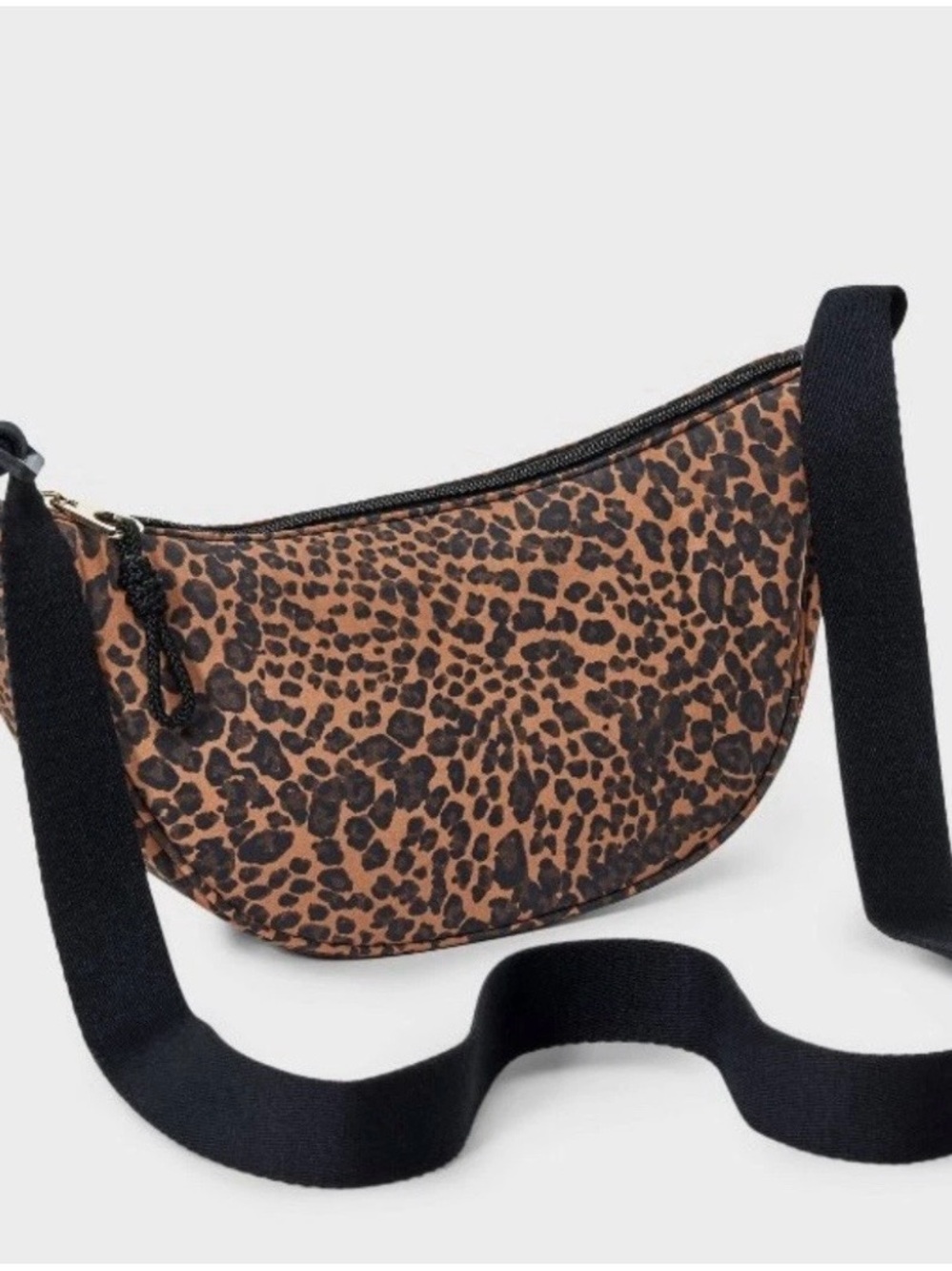 Universal Thread Leopard Crescent Crossbody Bag” NWT - Picture 5 of 7